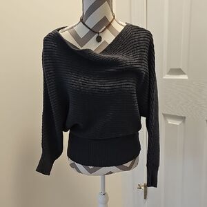 Lucky Brand Grey Boatneck Sweater